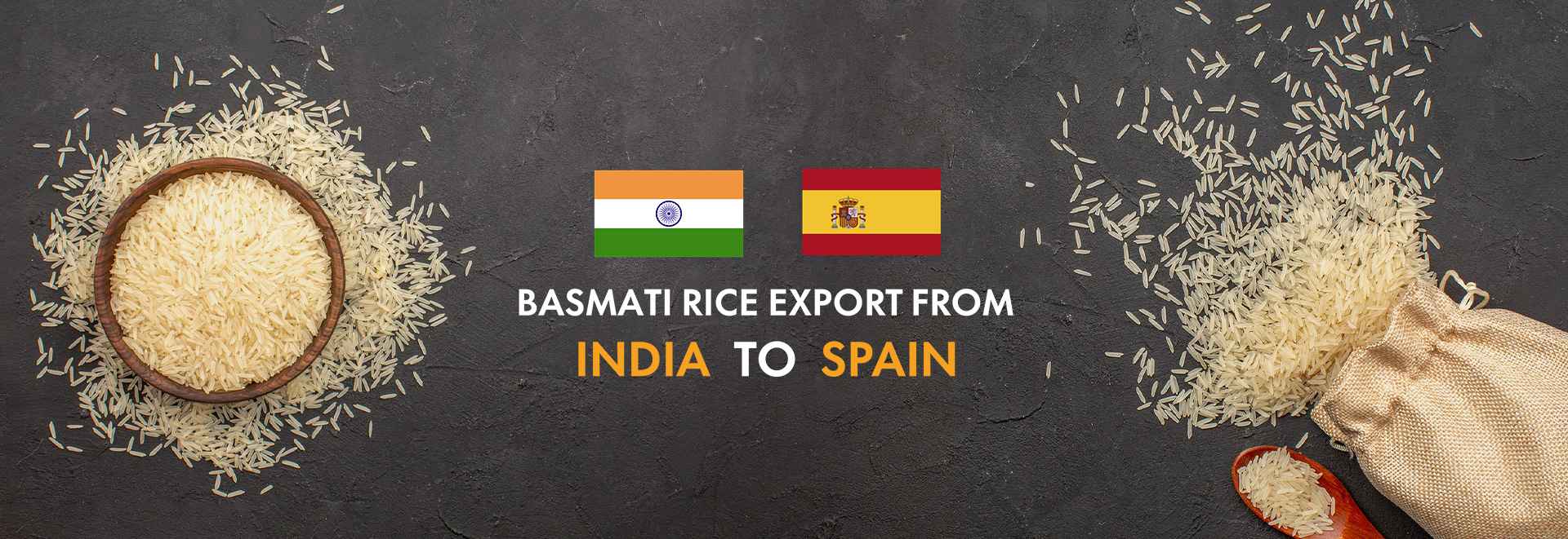 Basmati Rice Export from India to Spain