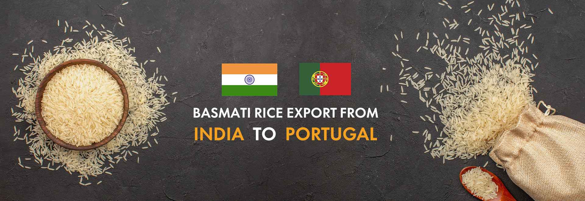 Basmati Rice Export from India to Portugal