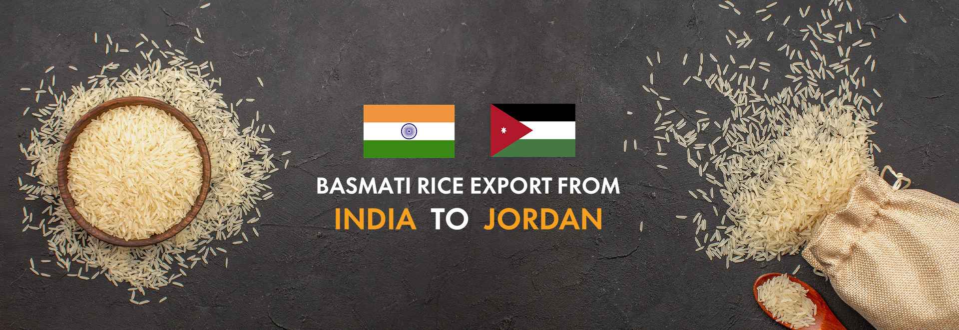 Basmati Rice Export from India to Jordan