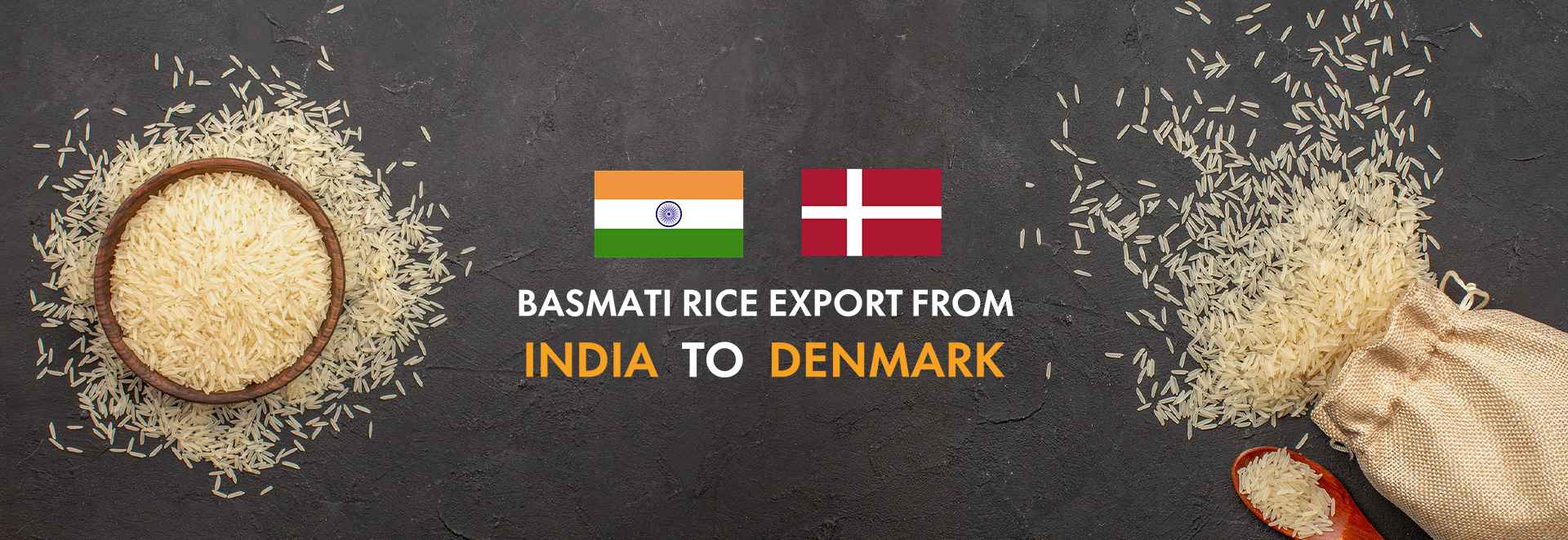 Basmati Rice Export from India to Denmark