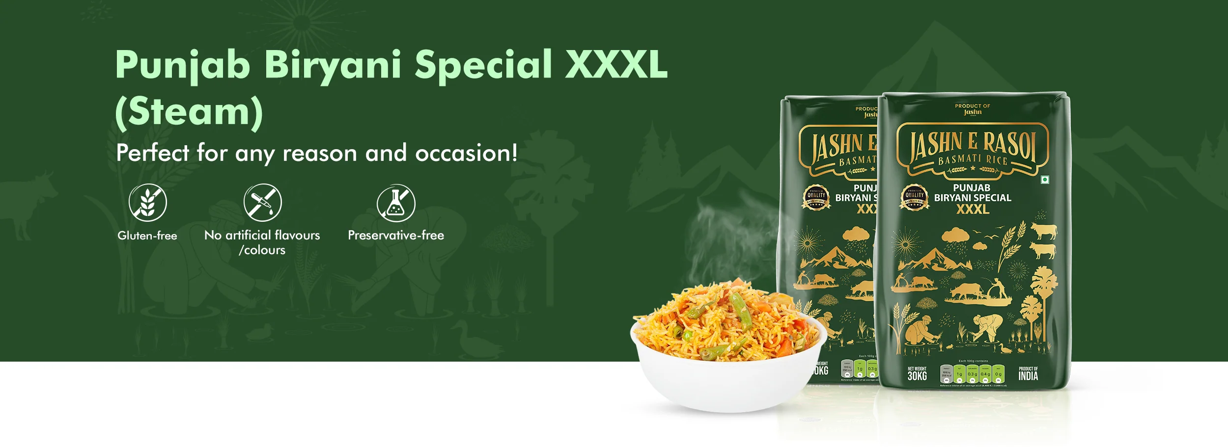 Punjab Biryani Special XXL Steam